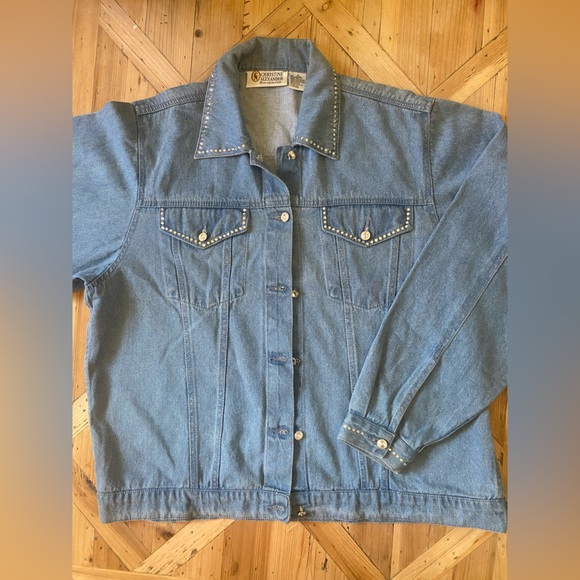 🎀 Christine Alexander Swarovski Crystal Jacket Large Y2K EUC - Picture 3 of 5